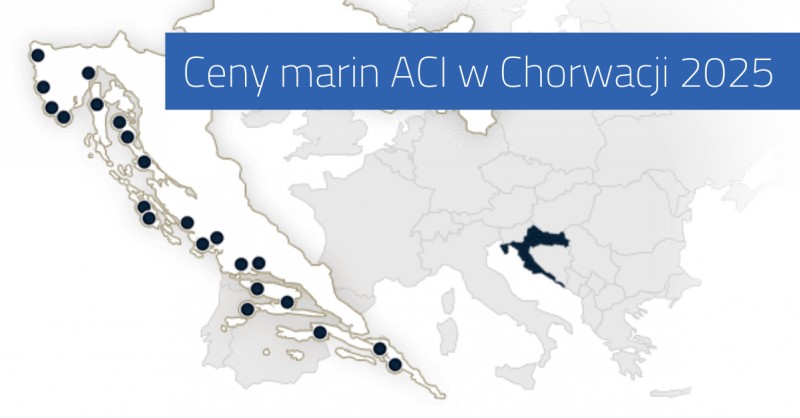 Ceny marin ACI w Chorwacji 2025