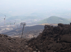 Wulkan Etna zdobyty w drodze powrotnej podziwiany znowu widoczki | Charter.pl foto: Katarzyna Kowalska