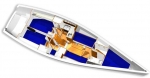 Przykładowy schemat X-Yacht 41