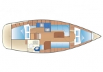 Przykładowy schemat Bavaria 34 Cruiser