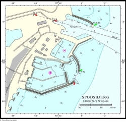 Plan portu Spodsbjerg foto: en.spodsbjerghavn.dk