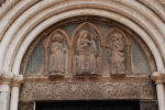 Zadar, tympanon w portalu głównym katedry