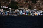 Mała wioska rybacka przed Milos